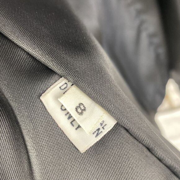 Char and Sher Suede Leather Jacket Black Size 8 - Picture 8 of 8